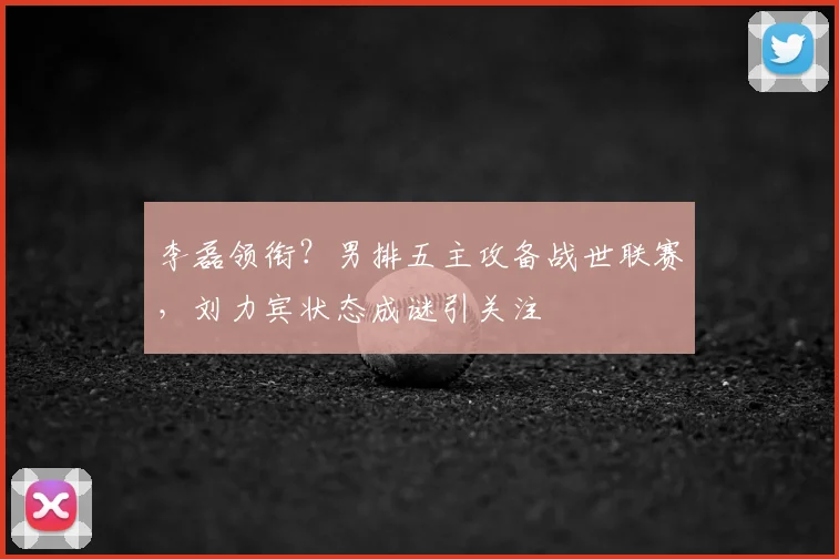 李磊领衔？男排五主攻备战世联赛，刘力宾状态成谜引关注